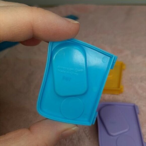 2007 American Girl Sleepover Food & Fun Set -3 Playing Card Holders - Retired - Picture 5 of 6